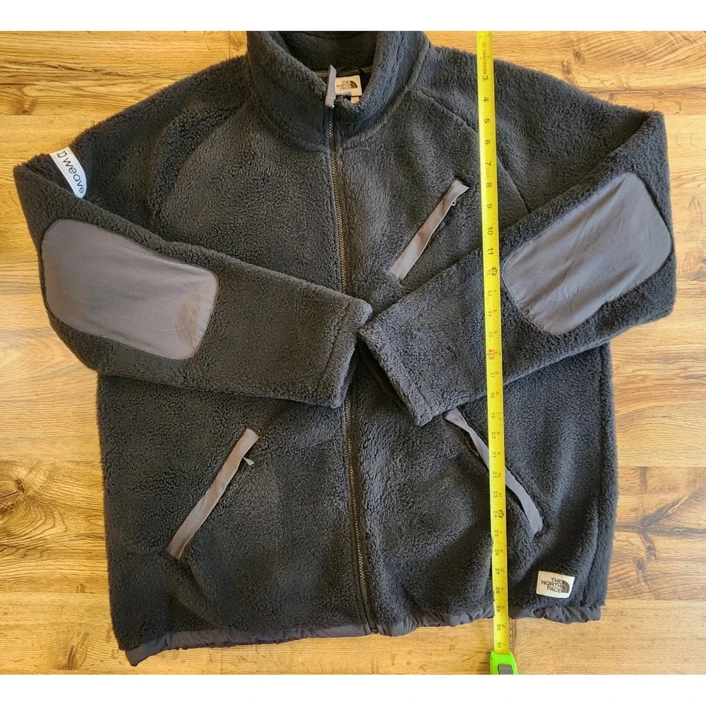 The North Face Full Men's Zip Heavy Weight All Seasons Black Fleece‎ Jacket XXL